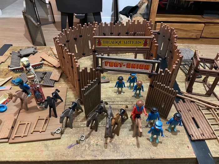 Playmobil vintage western fort union - photo numéro 6