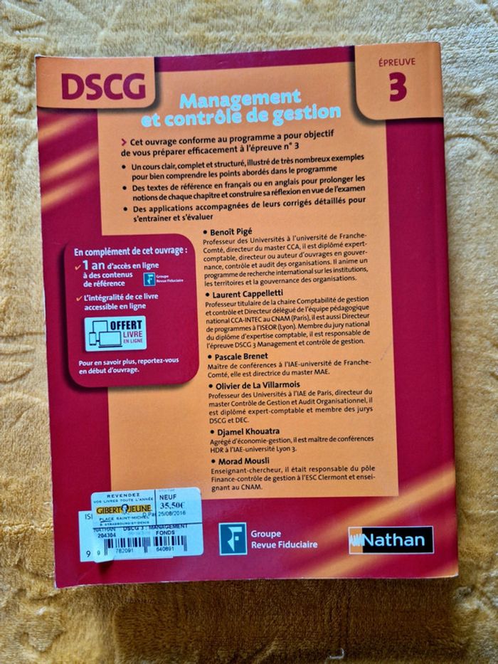 Dscg 3 Management et contrôle de gestion - photo numéro 2
