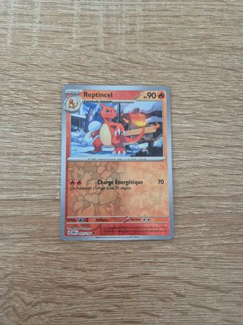 Reptincel reverse Flammes Obsidiennes 