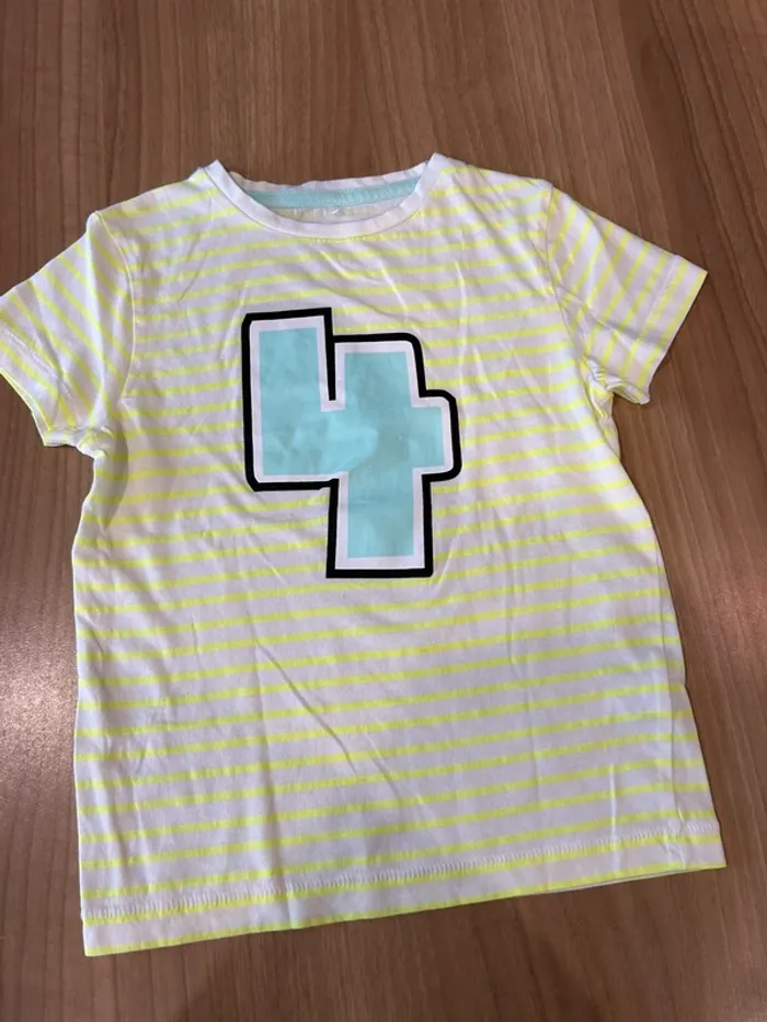 Tee shirt special anniversaire 4 ans - photo numéro 3