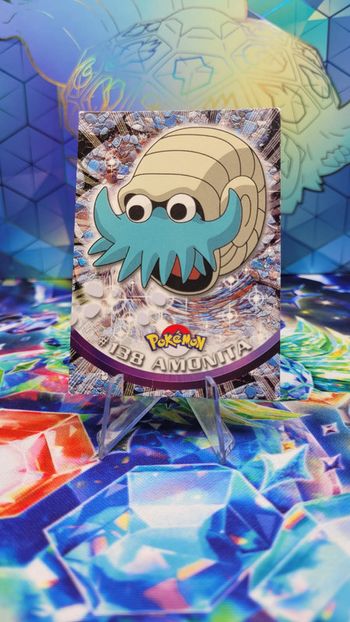 Carte Pokémon Topps n°138 Amonita Series 1 FR