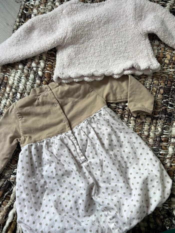 Robe et gilet fille Absorba 18 mois - photo numéro 7