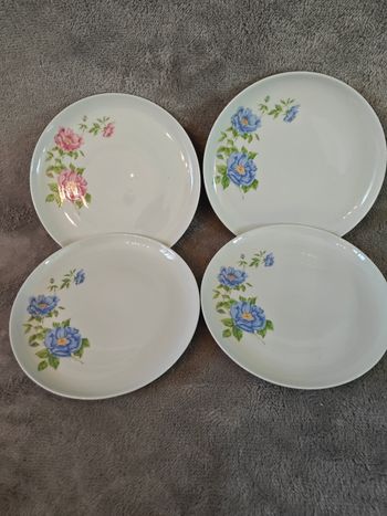 Lot de 4 assiettes à dessert