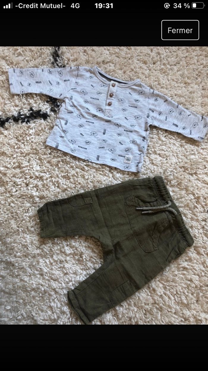 Lot vêtements bébé garçon 3 mois - photo numéro 3