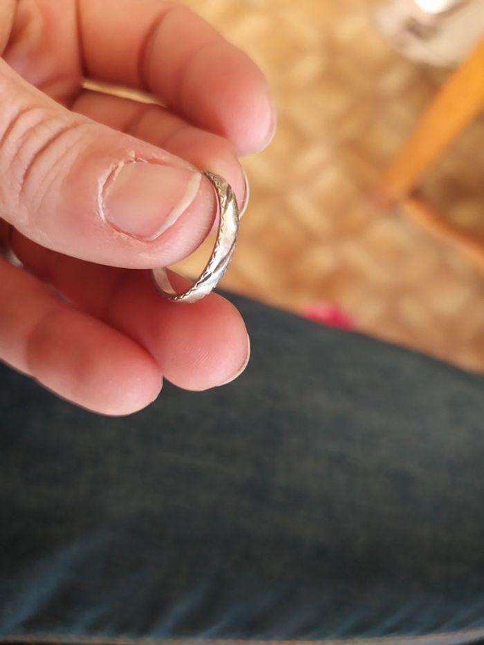 Bague femme acier - photo numéro 2