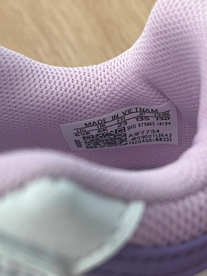 Baskets , Adidas , Filles , Blanc , Rose , Taille 23 , neuves - photo numéro 8