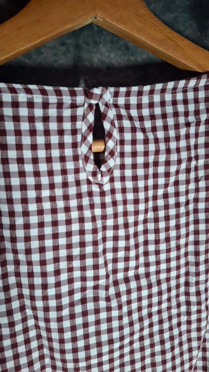 Top vichy marron - photo numéro 10