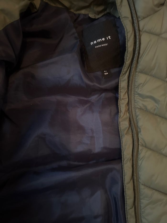 Veste name it kaki  4 ans - photo numéro 2