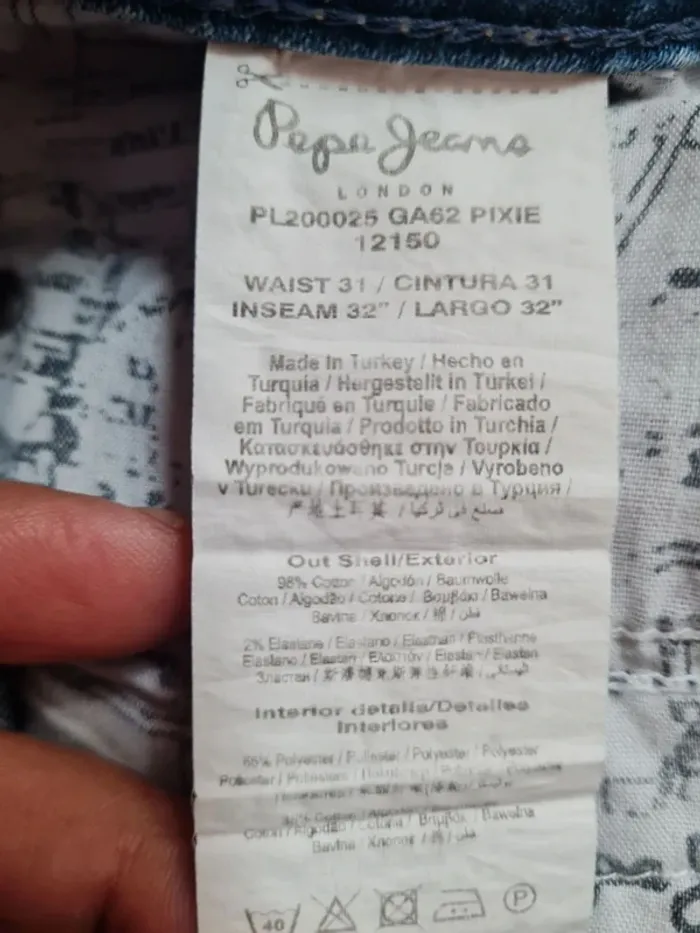 Jeans femme taille basse Pepe Jeans T31 - photo numéro 10