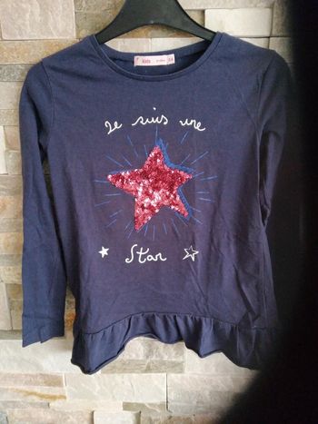 T shirt fille étoile