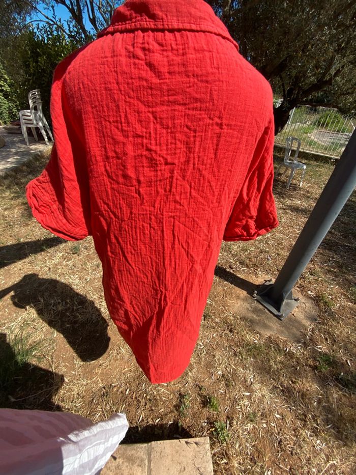 Belle, robe, rouge vif Promod, taille unique un - photo numéro 2