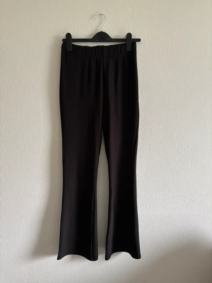 Pantalon flare noir