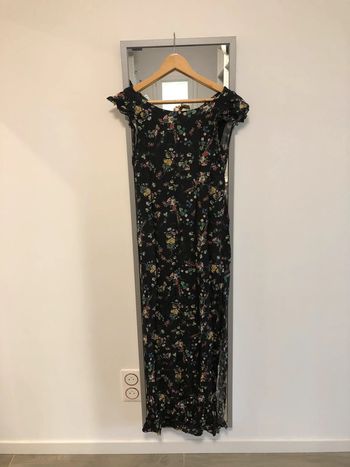 Robe fluide longue droite promod