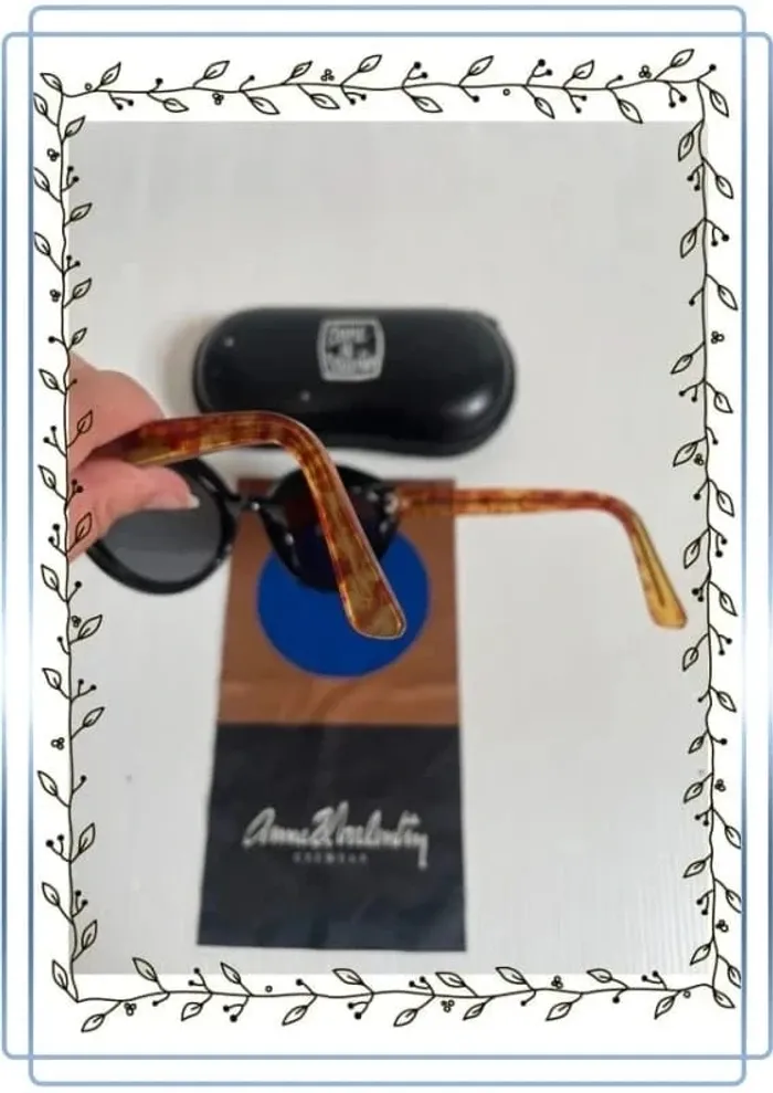 Lunettes de soleil Solento noir, très bon état - photo numéro 3