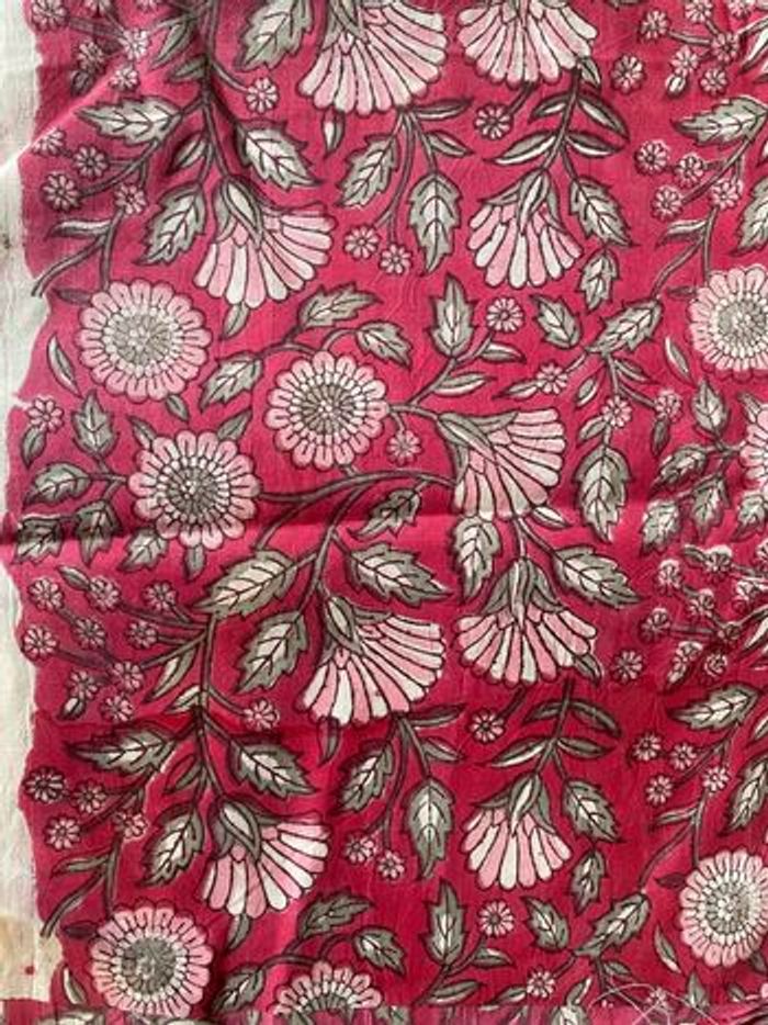 Coupon tissu indienne 2,90 mètres - photo numéro 2