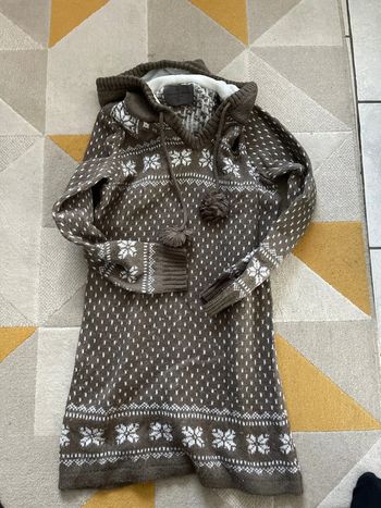 Vero moda robe pull marron