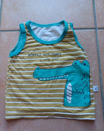 Tee shirt crocodile 12 mois