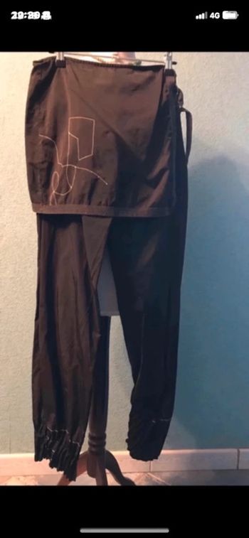 Pantalon jupe noir vintage