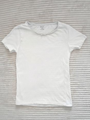 Tee-shirt blanc simple / Kiabi - 4-5ans / 104-110cm