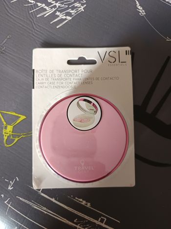 Boîte de rangement pour lentilles de contact