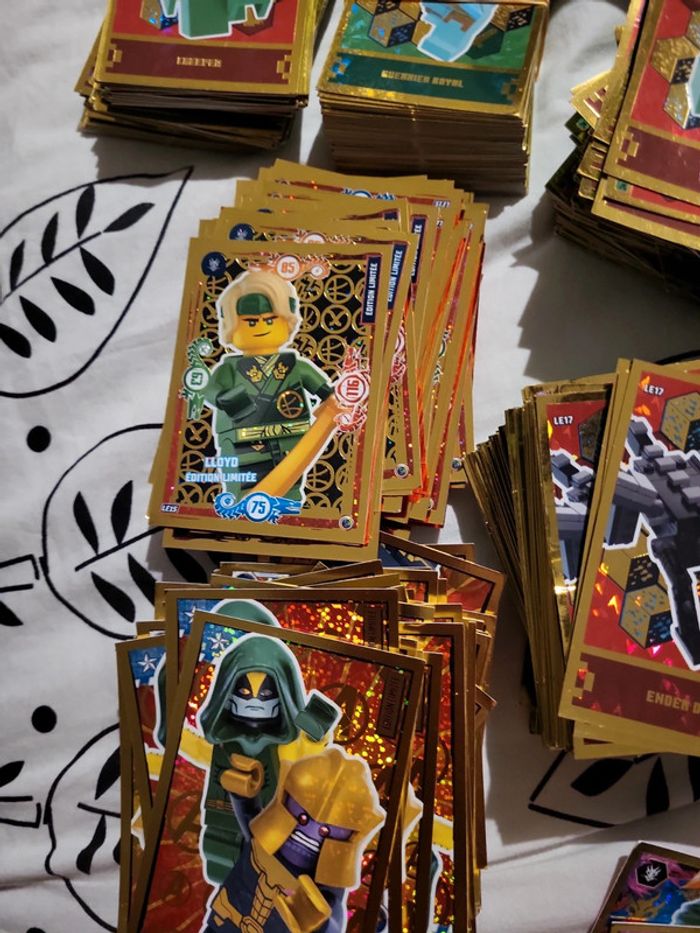 Gros lot de carte lego brillante - photo numéro 4