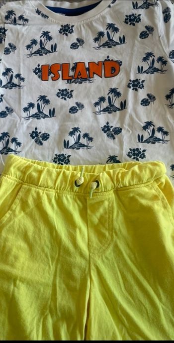 Ensemble été 🌅 garçon sergent major 5 ans