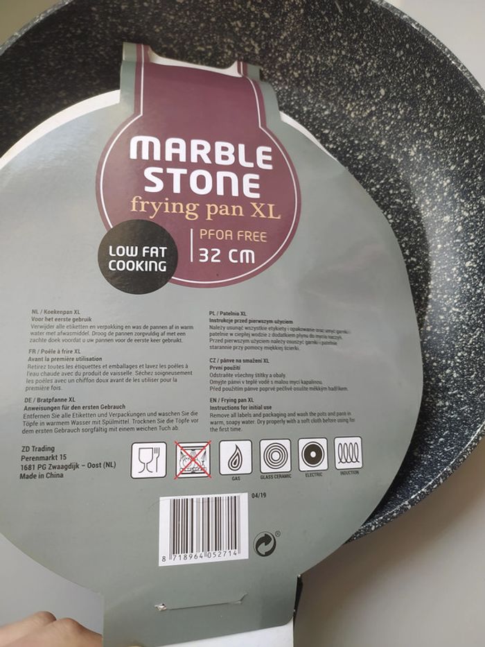 Poêle à frire neuve antiadhésive en céramique de 32cm sans pfoa - photo numéro 5