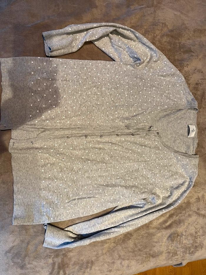 Gilet à pois c&a