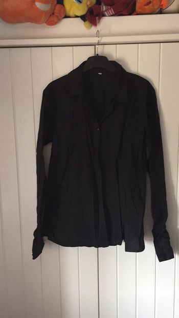 Chemise cintrée noire