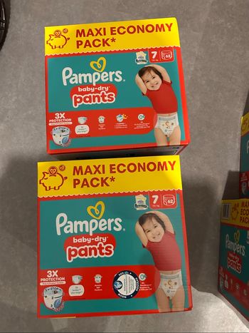 2 MAXI packs Pampers pants 7