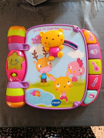 Livre interactif vtech do ré mi super livre enchanté 