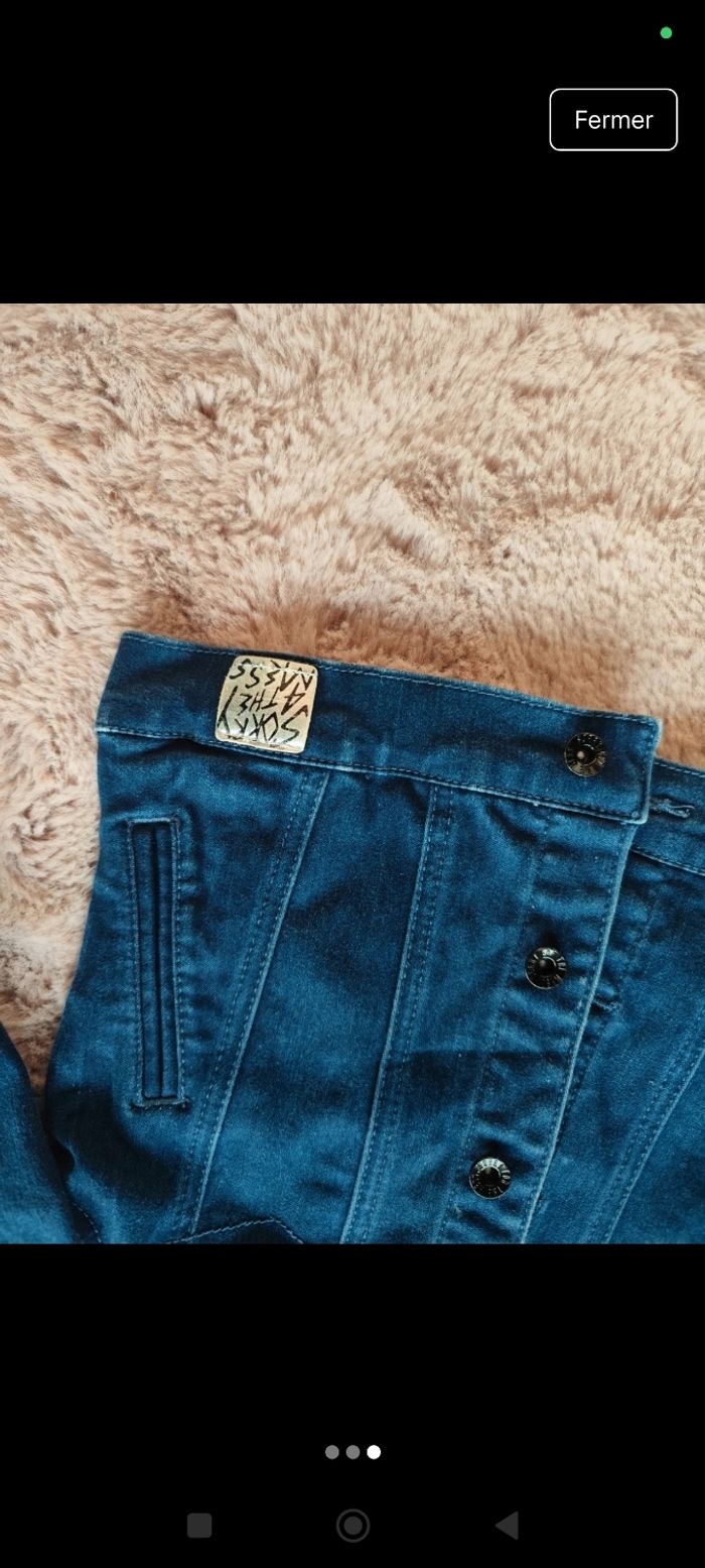 Veste en jeans fille - photo numéro 3