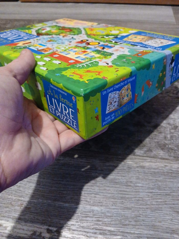 A la ferme livre et puzzle - photo numéro 7