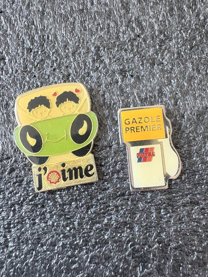Lot 2 pin’s total et Shell