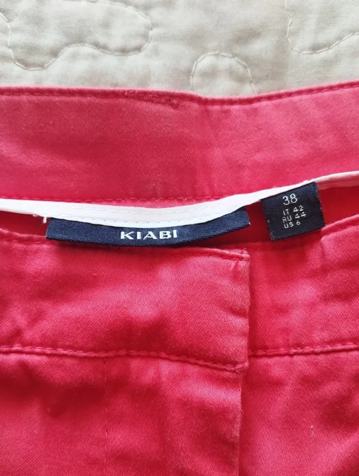 Pantalon droit classique Kiabi rose été taille 38 femme - photo numéro 2