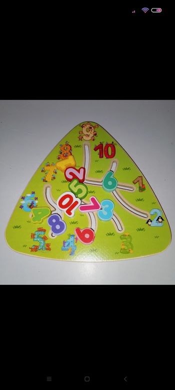 Planche labyrinthe des chiffres