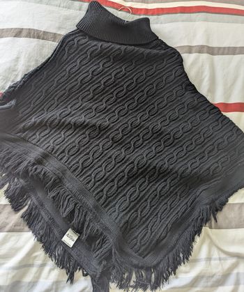 Poncho noir TU