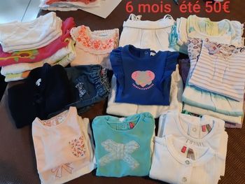 Lot fille 6 mois été