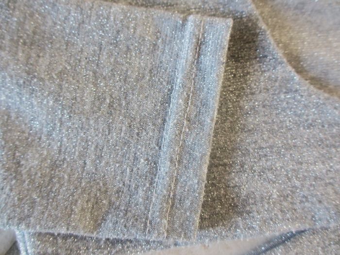 Gilet fin court gris pailleté fille P’tit Môme - 8 ans - photo numéro 4