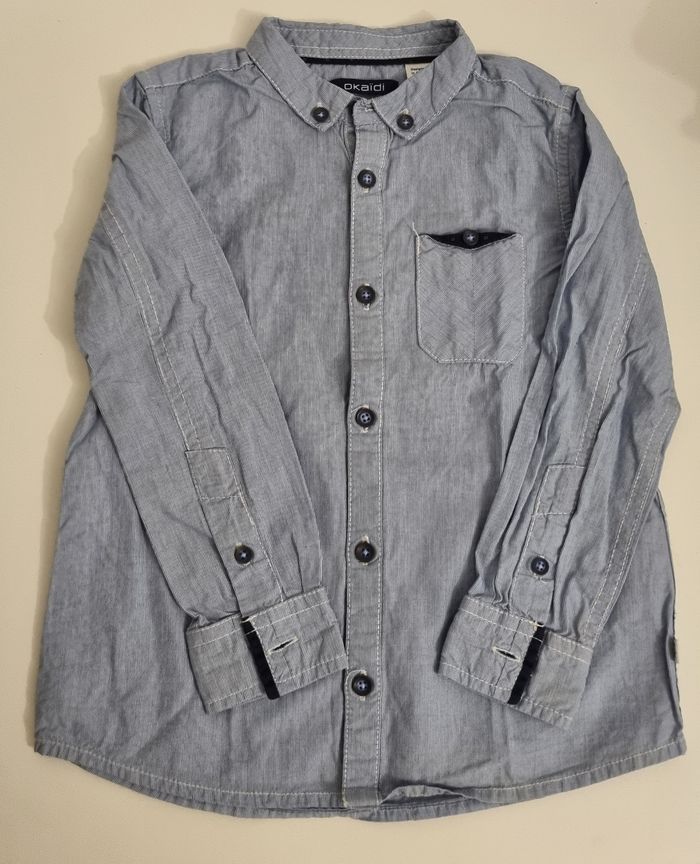 Lot 4 ans chemises polos tee shirt manches longues  pantalons - photo numéro 5