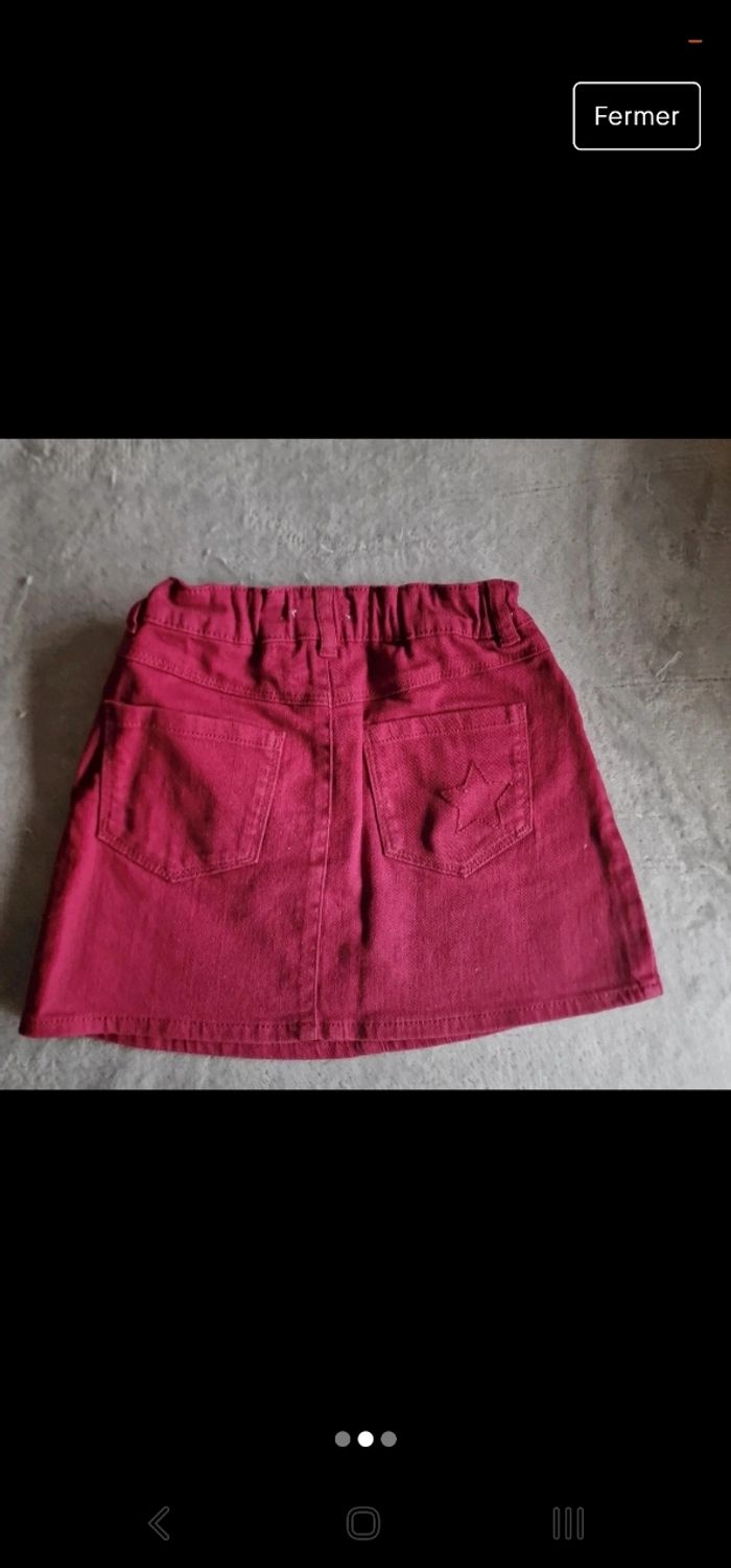 Jupe bordeaux - photo numéro 2