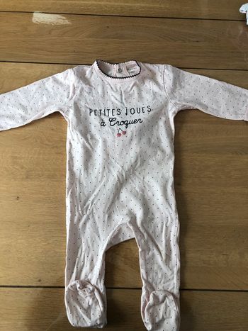 Pyjama rose pâle Kiabi