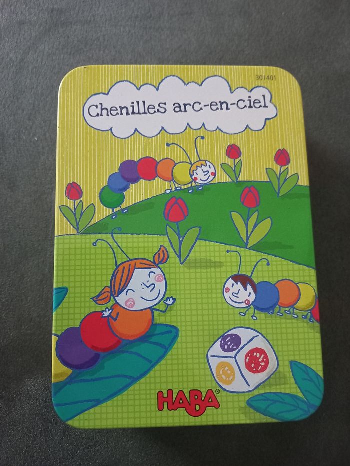 Chenilles Arc en ciel haba