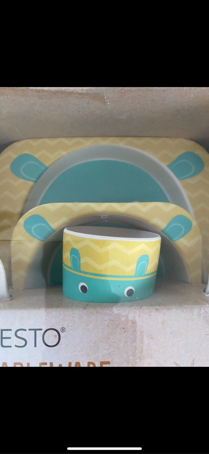 Set de repas Hippopotame Ernesto - photo numéro 2