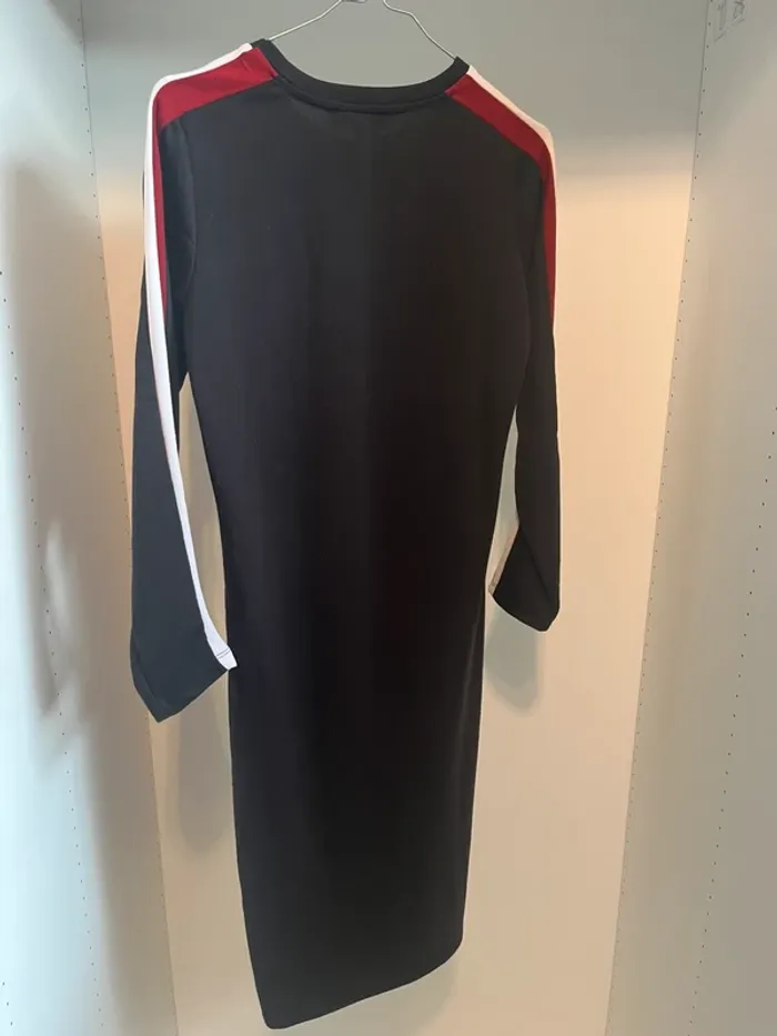 Robe moulante noire à bandes Jennyfer Taille S - photo numéro 2