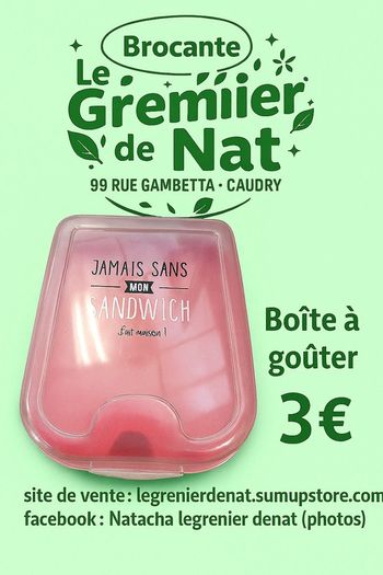 Boîte à goûter