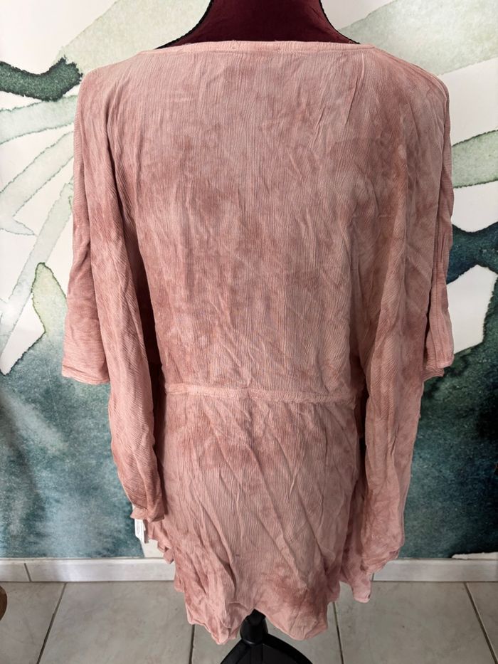 Robe tunique de plage rose Etam neuf - photo numéro 2