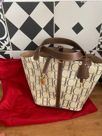 Sac à main jacquard lettres avec cadenas