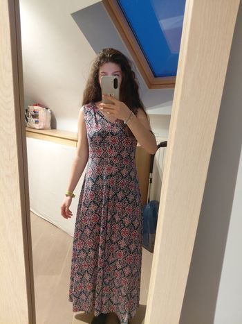 Robe longue avec decolté à l'avant et dans le dos - Armand Thiery