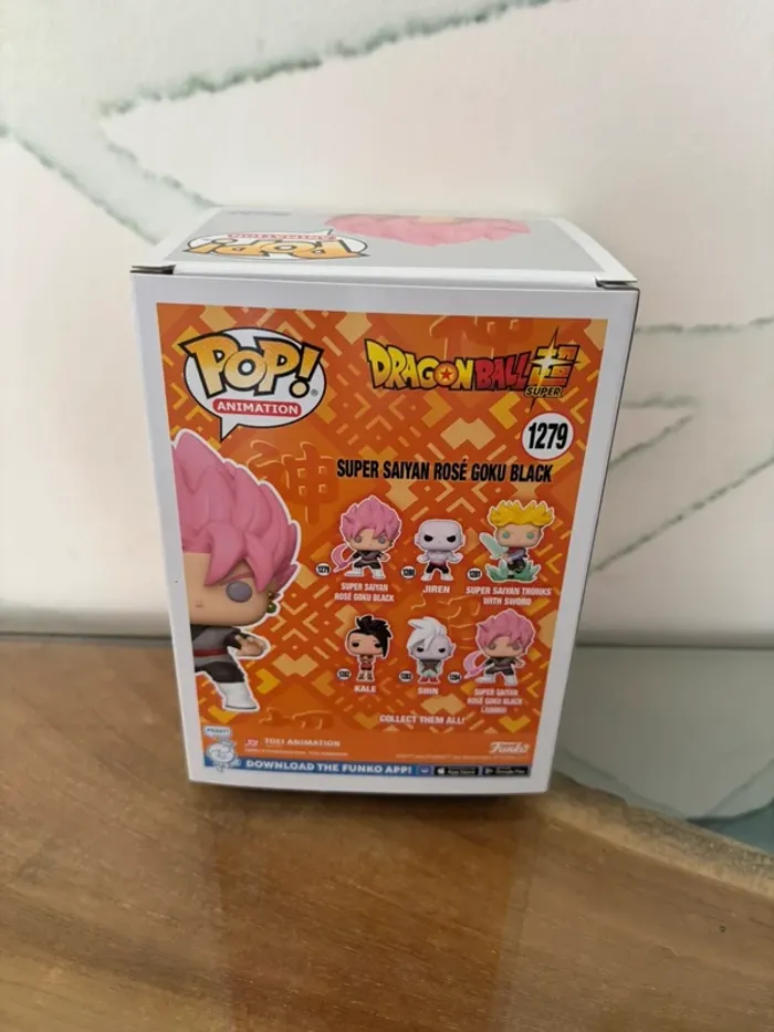 Funko pop figurine DBZ Super Saiyan rosé goku black - photo numéro 2